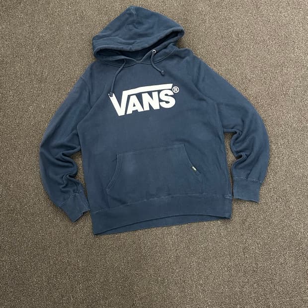 L)VANS vintage 빅로고 네이비 후디