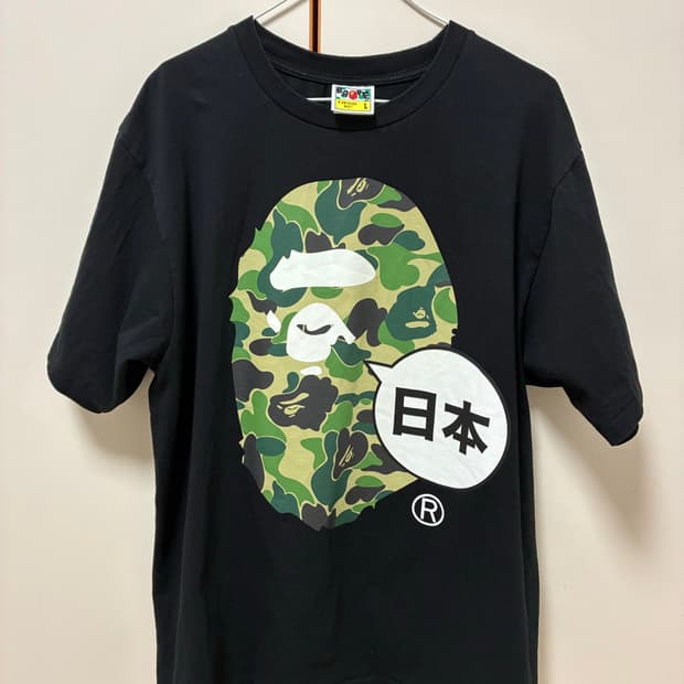 베이프 일본 반팔티 L사이즈