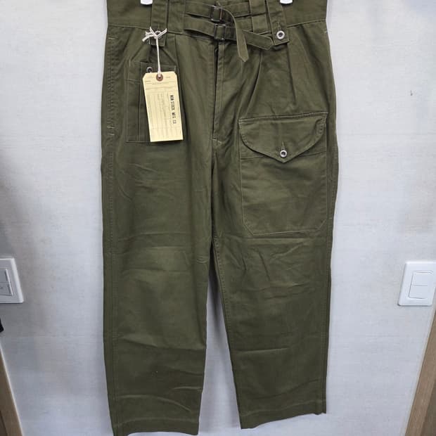 논스탁 1943 영국군 구르카 코튼 팬츠 대략 29 30 