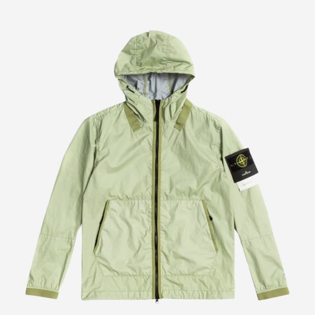 스톤아일랜드 멤브라나 21ss 라이트그린