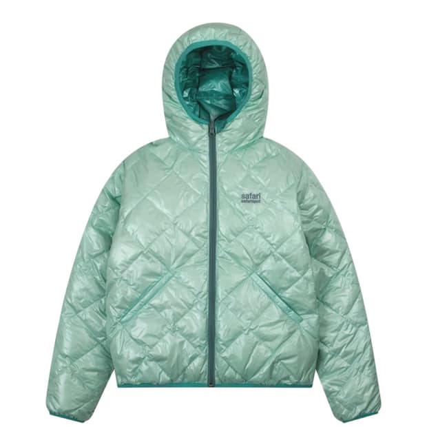 사파리스팟 safarispot 1/2 리버시블 민트 패딩