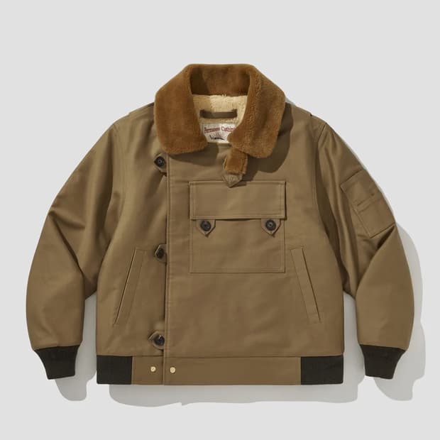 vdr 헤비몰스킨 모터사이클 퍼 자켓