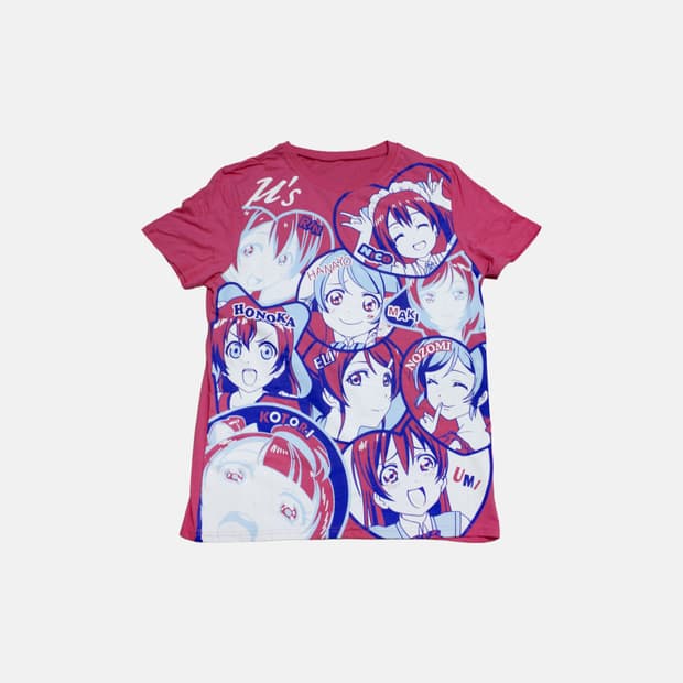 러브라이브 뮤즈 티셔츠