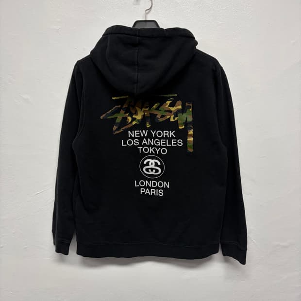 00S 스투시 월드투어 카모 후디