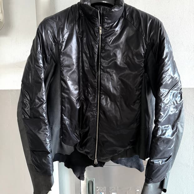 (유일매물) 솔로이스트 사슴가죽패딩 12aw 48사이즈