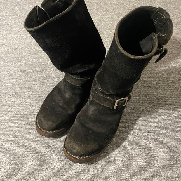 [265] 웨스코 보스 러프아웃블랙 엔지니어부츠