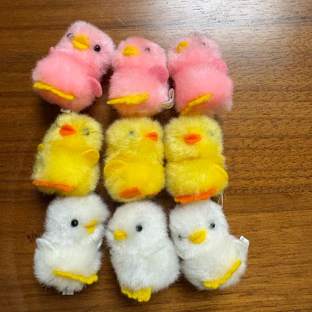 세트) 병아리 미니 일본 고전 인형 리락쿠마 키티 마메고마 산엑스 산리오