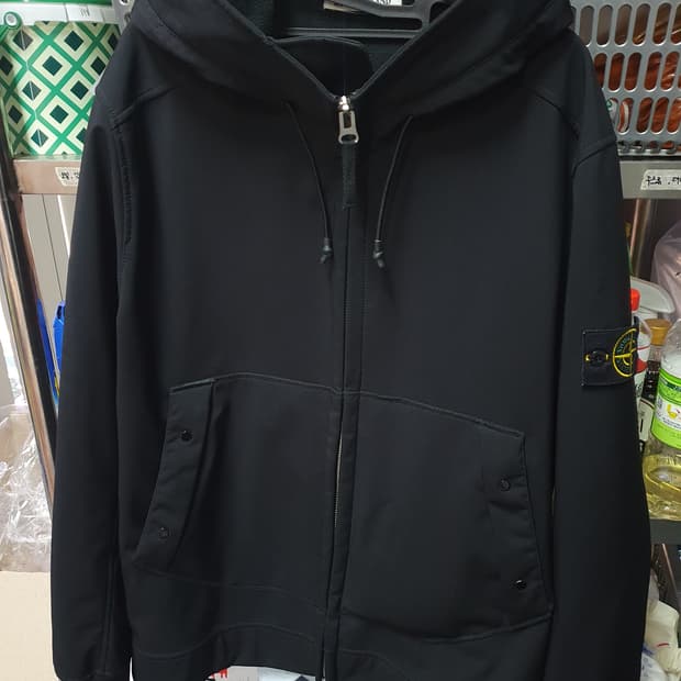 스톤아일랜드 소프트쉘 후드 집업자켓XL