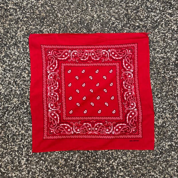 빈티지 페이즐리 반다나 (51x51cm) 