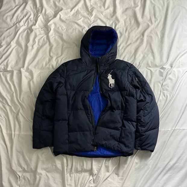 폴로 빅포니 패딩 L