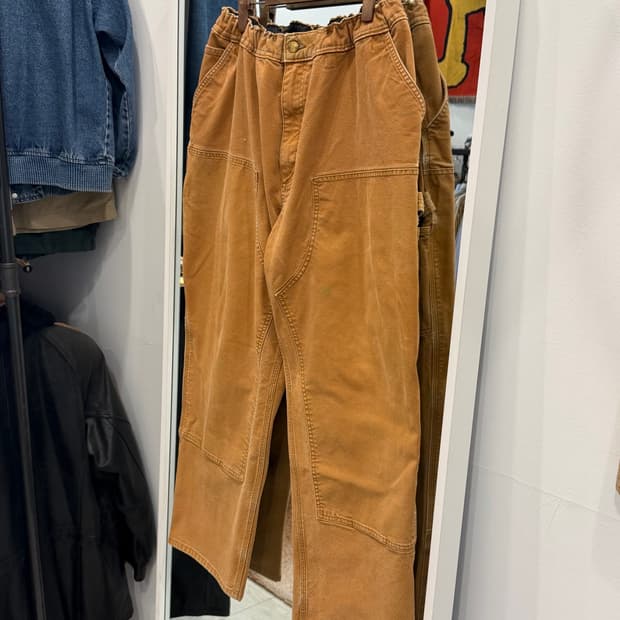 Carhartt 칼하트 덕 캔버스 더블니 카펜터 워크 팬츠 (36-42i