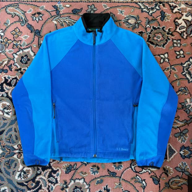 00s LL Bean fleece zipup