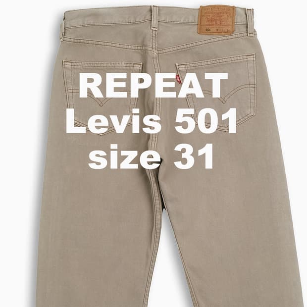 빈티지 리바이스 501 90s USA 31 인치 LV50133468
