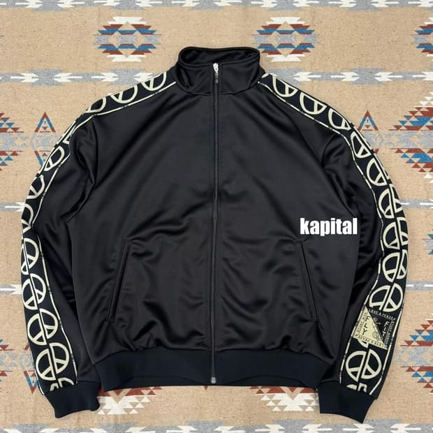 [4][XL] 캐피탈 스무스 저지 TH.D.D. 트랙 자켓 블랙