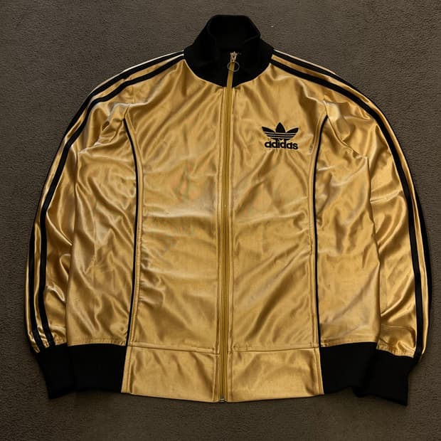 아디다스 빈티지 빅로고 유로파 대장 골드 져지 처분 