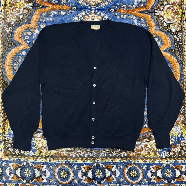 빈티지 8-90s USA 엘엘빈 니트 가디건 