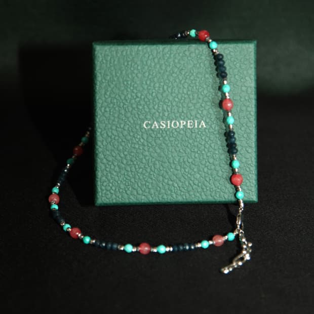 CASIOPEIA PINKSTUFF Screw Necklace 원석목걸이