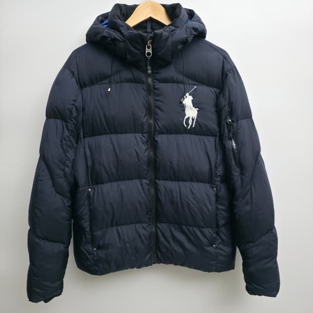 [M] 폴로 랄프로렌 빅포니 푸퍼 패딩 네이비