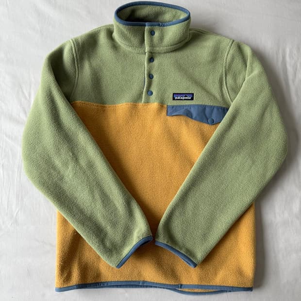 16FW 파타고니아 클래식 신칠라 스냅-티 플리스 풀오버 라이트그린