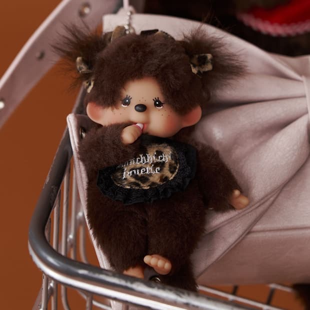 몬치치 몬치치걸 쥬에티 jouetie 레오파드 키체인 인형