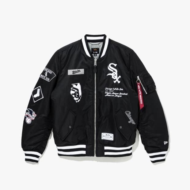 알파인더스트리 시카고 화이트삭스 MA-1 항공점퍼 XL 사이즈