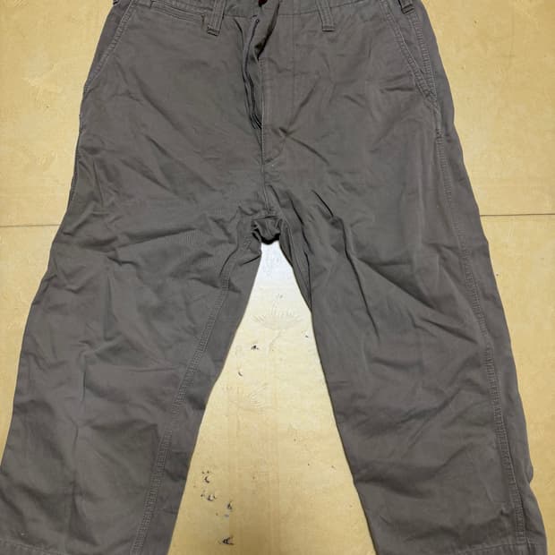 꼼데가르송 comme des garcons 코튼 와이드 팬츠 바지 32m