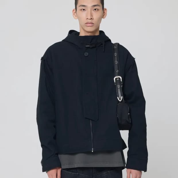 [2]Vonvat 토글 패디드 후드 봄버