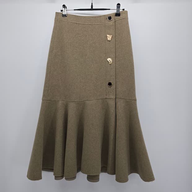 REVETIR 울 혼방 플레어 스커트 (S)
