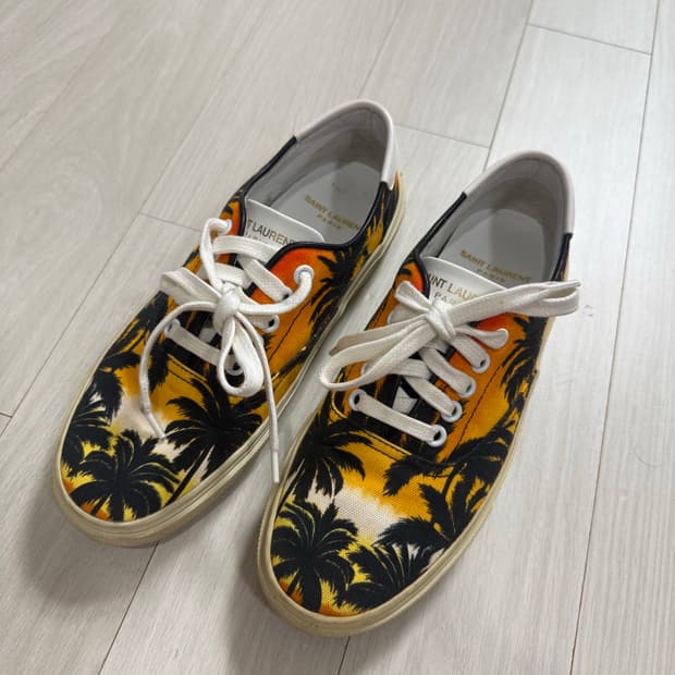 생로랑 16SS 팜트리 스니커즈