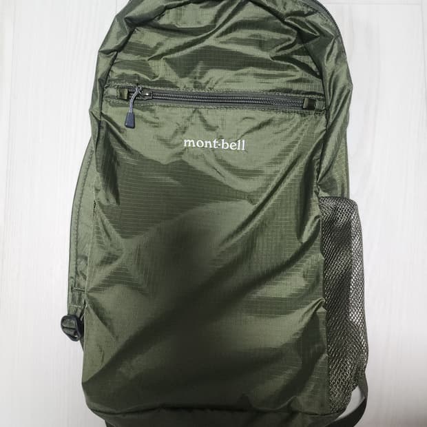 몽벨 포켓터블 라이트팩 15 백팩 카키