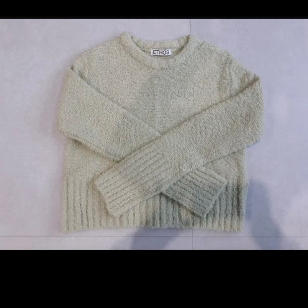 에토스 크롭 니트
