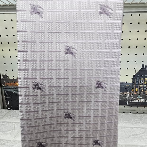 버버리 넥타이 실크 퍼플 YB28