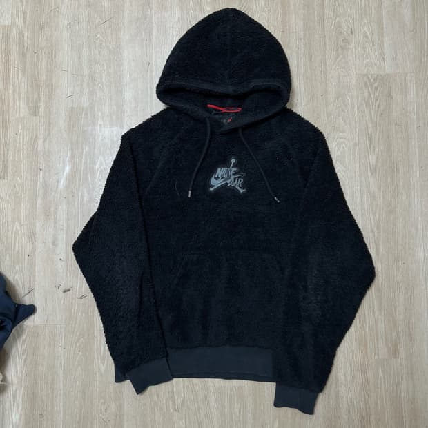 나이키 에어 조던 빅로고 후리스 후드티 M/95 