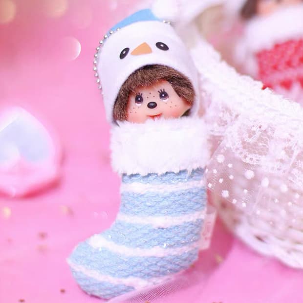 몬치치 크리스마스 미니 키링