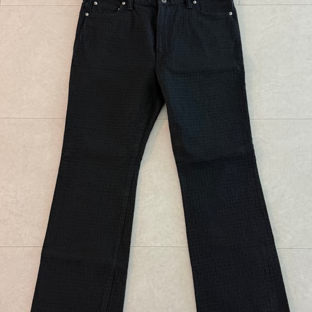 (36) 뤠쓰x느린양반 사시코 부츠컷 데님팬츠