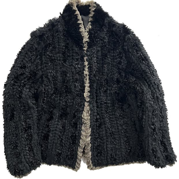 빈티지 리버서블 퍼 자켓