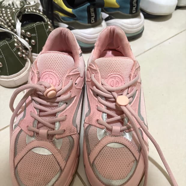 디올 핑크 스니커즈 빈티지