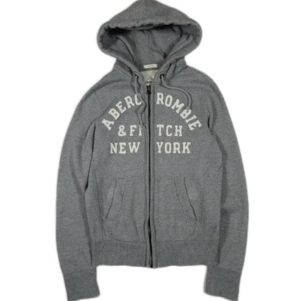 🩶아베크롬비 아치로고 그레이 후드집업🩶