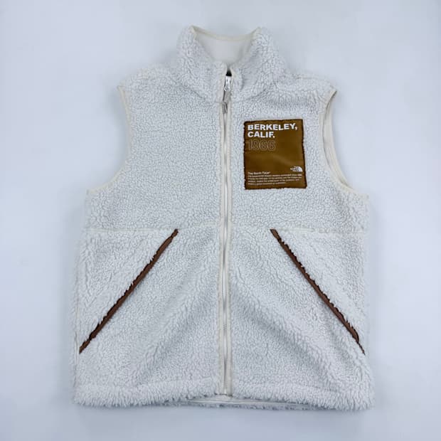 노스페이스 플리스 베스트 아이보리