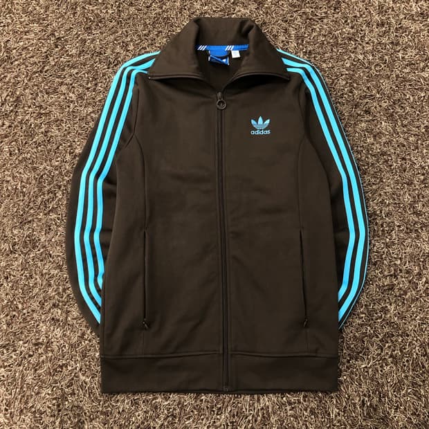 아디다스 민트초코 브라운 유로파 져지 트랙 자켓