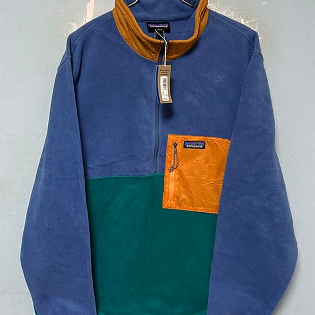 파타고니아 마이크로디니 새상품 남자 풀오버 후리스 100-105