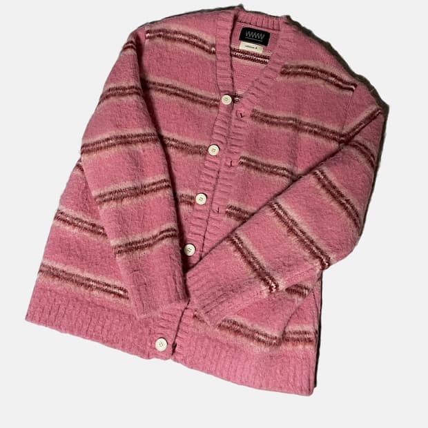 에디션비 모헤어 가디건