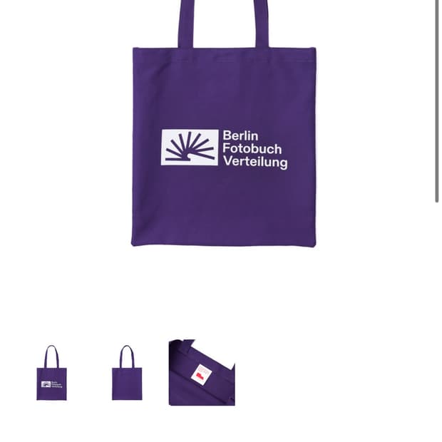 베를린포토북디스트리뷰션 에코백 퍼플