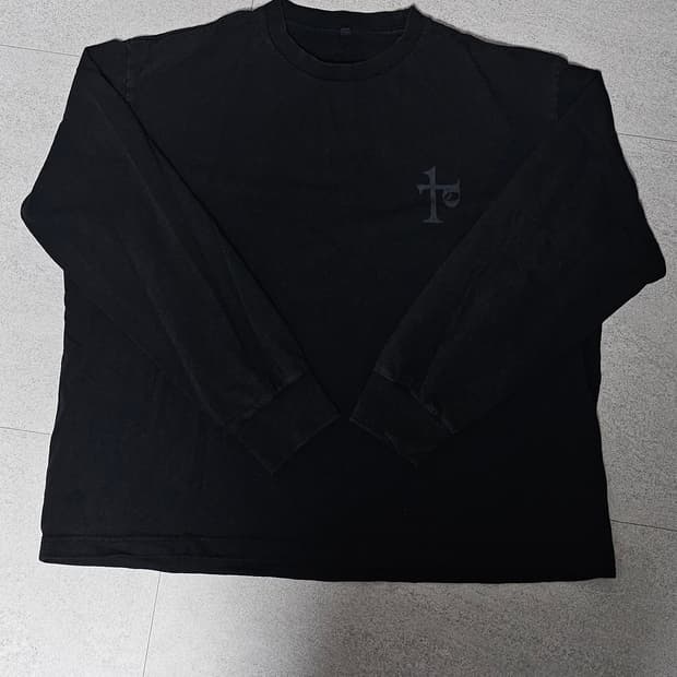 3일괄)폴리테루 심볼피 롱슬리브 블랙, 그레이