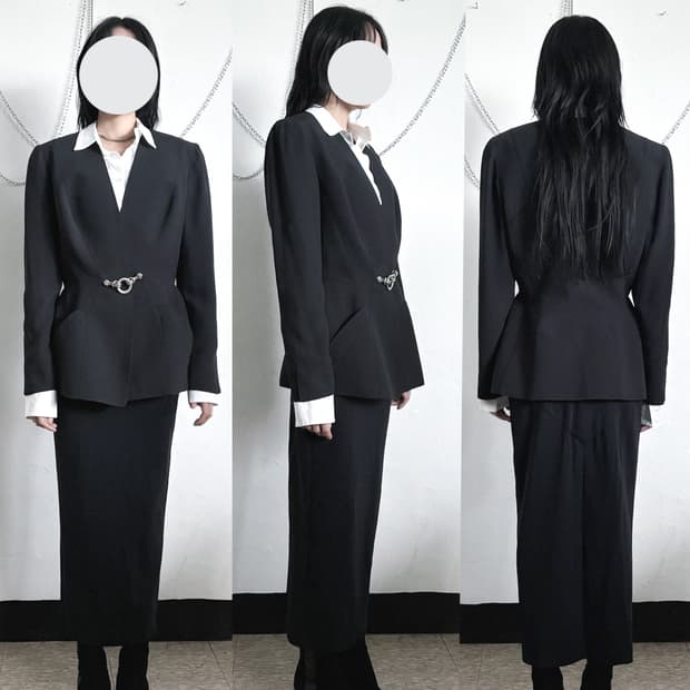 티에리 뮈글러 90s 아카이브 아워글래스 블레이져