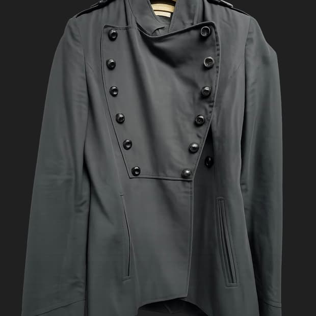 [정품] 지방시(Givenchy) 이태리제 린넨 혼방 밀리터리 자켓 (슬