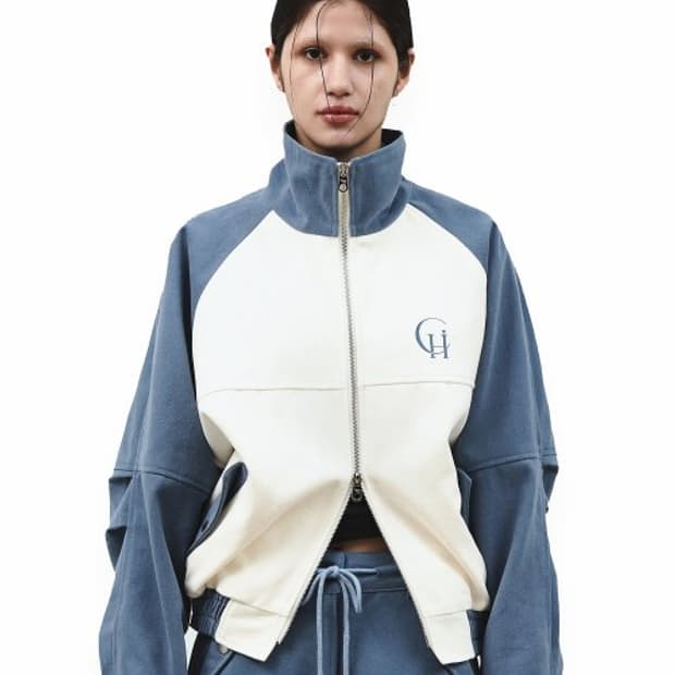 하이키클럽 콘트라스트 점퍼 자켓 집업 오버핏