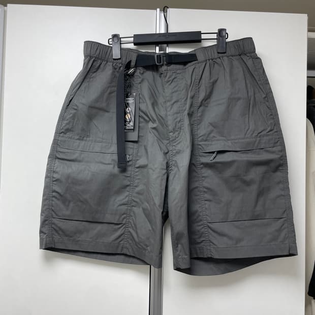 (새상품)시티 레저 CN 벨티드 유틸리티 쇼츠 [그레이] 38