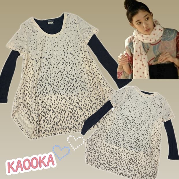 🪶하구미의 도트 패턴 레이어드 코디세트🪶 에스닉 히피 나나깔 그런지 