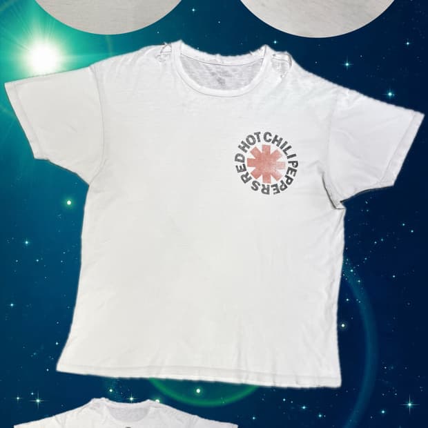 레드 핫 칠리 페퍼스(RHCP) 빈티지 밴드 티셔츠